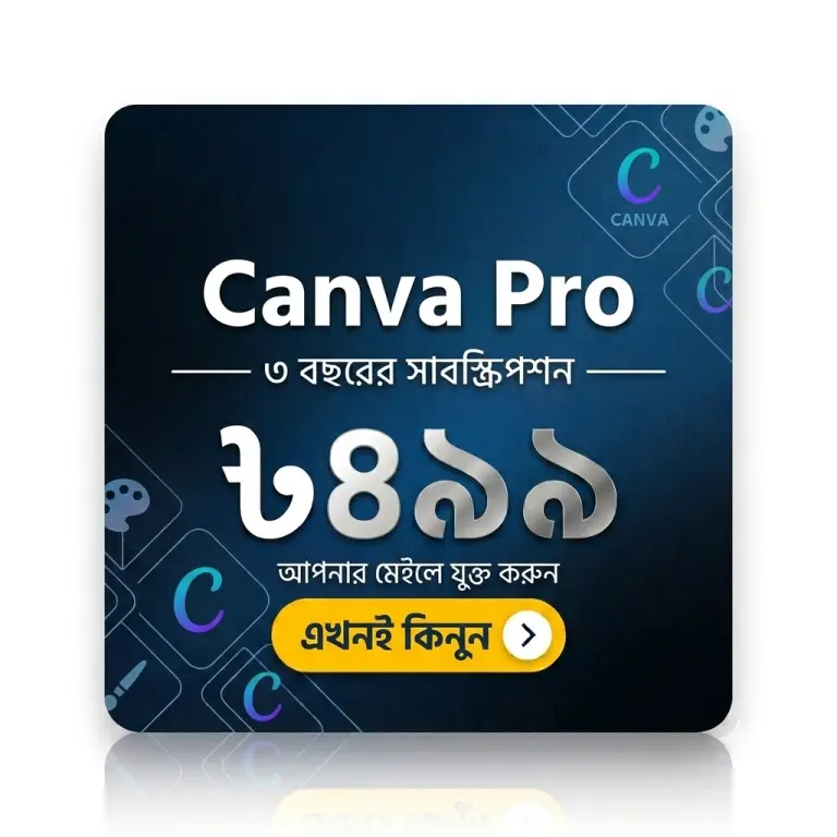 Canva Pro Subscription – 3 Years Plan (Bangladesh)